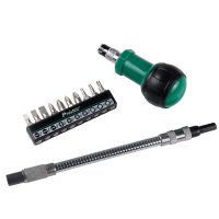 1PK-201 ENSEMBLE DE TOURNEVIS A CLIQUET FLEXIBLE