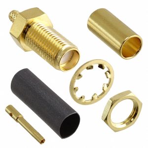 CONNECTEUR RP-SMA FEMELLE A SERTIR POUR RG58/RG59  9MM