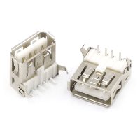 CONNECTEUR USB FEMELLE  TYPE A COUDER A SOUDER