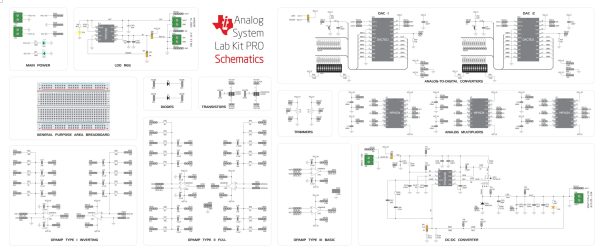 ANALOG SYSTEM LAB KIT PRO (MIKROE957) KIT DE LABORATOIRE ANALOGIQUE ...