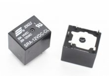SRA-12VDC-CL SONGLE RELAIS A BOBINE 12V 20A 5 PATTES
