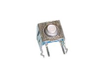 BOUTON POUSSOIR COUDE  POUR FACADE BLEU ( 4 PATTES C )