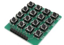 Clavier 16 Boutons Poussoirs