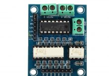 COMMANDE MOTEUR DUAL H BRIDGE L293D +TLP521