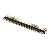 BARRETTE MALE 2X40 PINS COUDER NOIRE