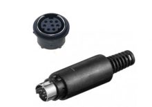 CONNECTEUR MALE FEMELLE DIN8