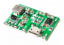 BATTERIE  CHARGER BOARD LITHIUM LI ON 18650 (3,7V/4,2V)
