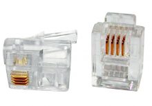 CONNECTEUR RJ11 MALE 4 FILS