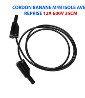 CORDON BANANE M/M ISOLE AVEC REPRISE 12A 600V 25CM