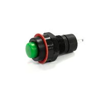 DS-213 VERT BOUTON POUSSOIR 12MM