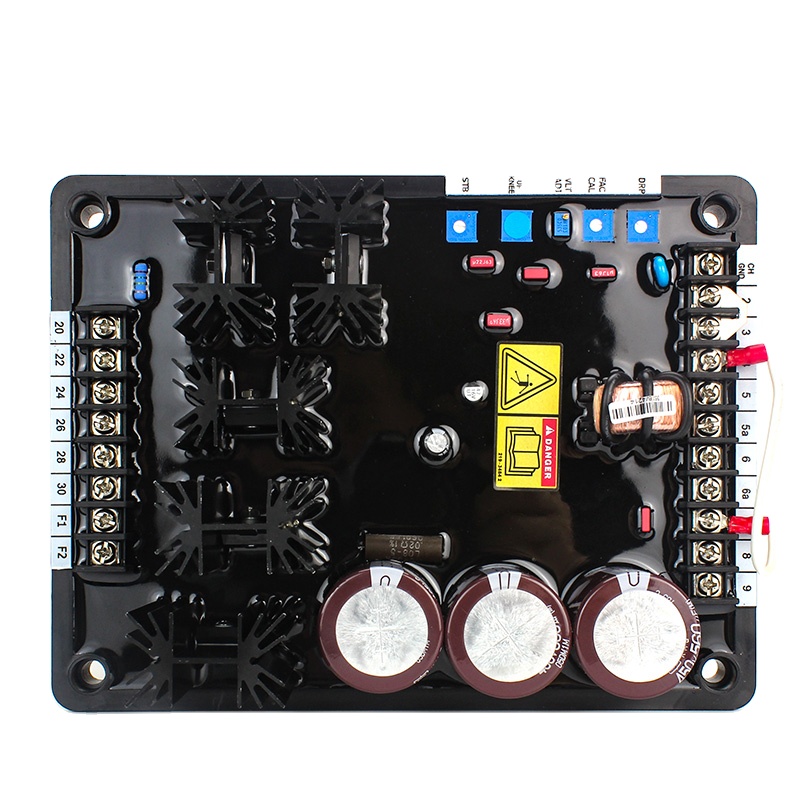 Régulateur De Tension AVR Monophasé 6 Fils - Compatible Groupe électrogène 3 à 8 KW - Stabilisateur Automatique, Protection Contre Surtension