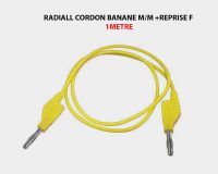 RADIALL CORDON BANANE M/M +REPRISE F 1METRE