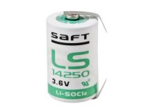 LS14250  3,6V PILE LITHIUM  SOUDABLE 1/2AA