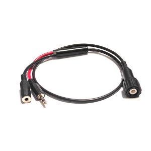 CORDON BNC MALE /JACK MALE ET JACK FEMELLE 60CM