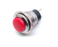 DS-318 ROUGE BOUTON POUSOIR A VIS 20MM