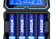 XTAR X4 CHARGEUR 4 PILES LCD  LI- ION/NI-MH/NI-CD