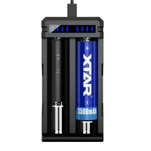 XTAR SC2 CHAREUR 2 PILES LI-ION