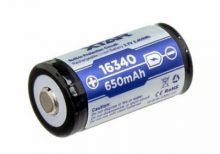 XTAR 16340 -650 BATTERIE RECHARGEABLE 3,6V 650MAH