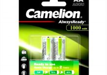PILE RECHARGEABLE CAMELION AA 1000MAH  2PCS