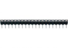 BARRETTE  FEMELLE DROITE   1 X 40P ( NOIR )  , DIM : 10CM