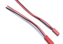 JST CABLE MALE FEMELLE  ROUGE NOIR