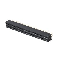 BARRETTE 2X20 FEMELLE DROITE  2,54