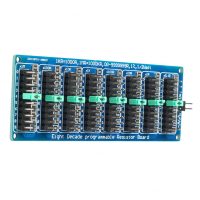 EIGHT DECADE RESISTOR  BOARD ( 0R -10MR ) 1% 1/2W