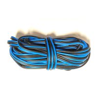 CABLE NOIR /BLEU 2X1MM 10 METRES