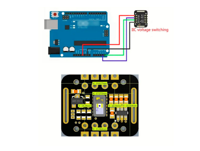 Module Capteur d'oxygène et de Fréquence Cardiaque MAX30102 Pour Arduino