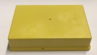 BOITIER DE MONTAGE EXTRA PLAT JAUNE 114X72X25 +VIS