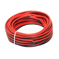 16AWG CABLE ROUGE NOIR 5 METRE 1,3MM