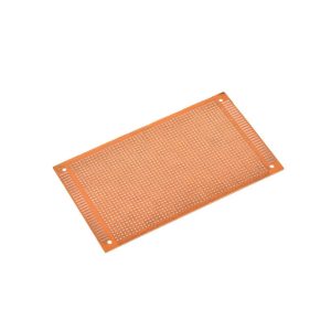 PLAQUE PERFOREE BAKELITE MARRON 12CM X 18CM