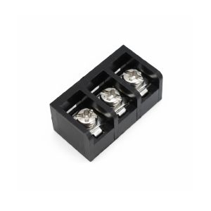 HB9500-3P BARRIER TERMINAL BLOCK NOIR  3 PLOTS 30A 300V