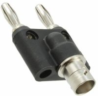 1296 POMONA ADAPTATEUR BNC FEMELLE 2 FICHES BANANE MALE USA