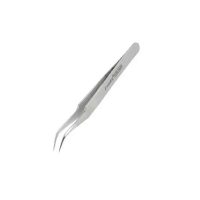 1PK-104T//PINCE BRUCELLE A POINTE FINE COURBE (120MM)